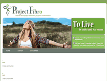 Tablet Screenshot of projectfibro.com